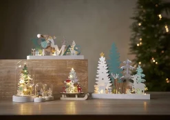 Star Trading Koriste- Ja Kausivalot*pöytäkoriste Reinbek 30 cm valkoinen