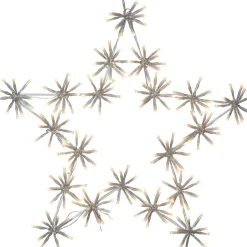 Star Trading Koriste- Ja Kausivalot*siluetti Flower Star 60 cm