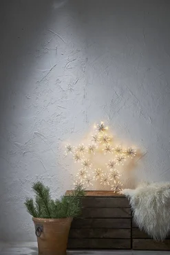 Star Trading Koriste- Ja Kausivalot*siluetti Flower Star 60 cm