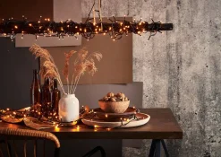 Star Trading Koriste- Ja Kausivalot*valosarja Golden Warm White 80 LED musta 5,6m
