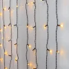Star Trading Koriste- Ja Kausivalot*valoverho Golden Warm White 80 LED musta 1,3x1,