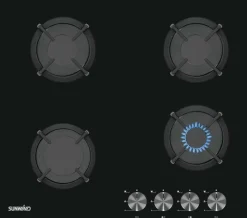 Sunwind Uunit Ja Liedet*kaasuliesitaso Chef 60 cm musta