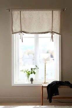 Svanefors Verhot Ja Verhotarvikkeet*laskosverho Otila 100x90 cm beige