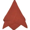 Svanefors Keittiötekstiilit*servetti Julie 45x45 cm tiilenpunainen