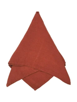 Svanefors Keittiötekstiilit*servetti Julie 45x45 cm tiilenpunainen