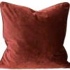 Svanefors Sisustustekstiilit*tyynynpäällinen Elise 45x45 cm ruoste