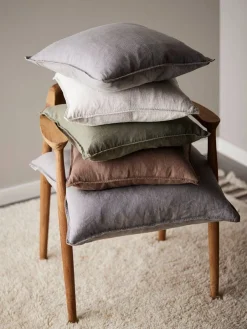 Svanefors Sisustustekstiilit*tyynynpäällinen Julie 45x45 cm mokka