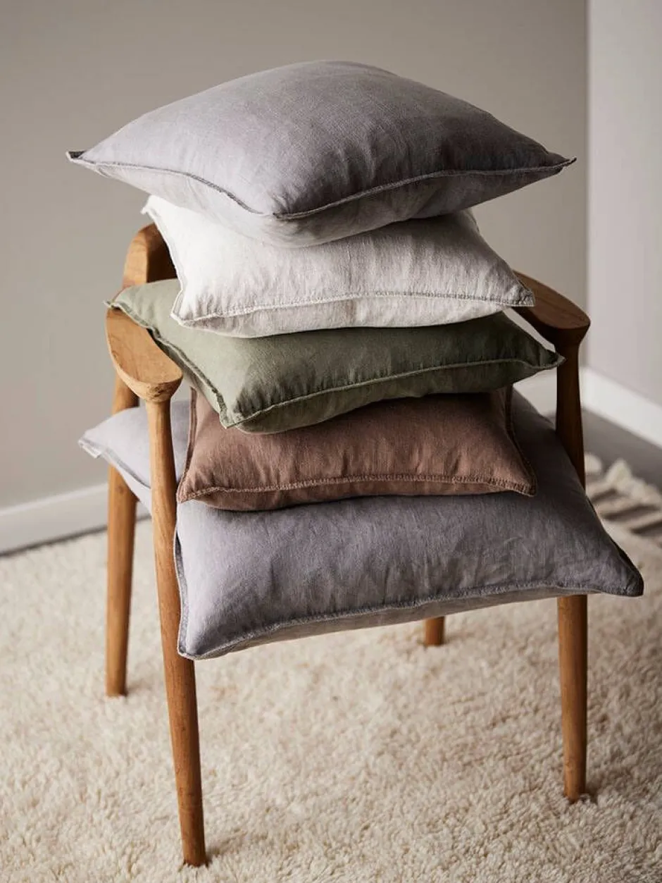 Svanefors Sisustustekstiilit*tyynynpäällinen Julie 45x45 cm mokka