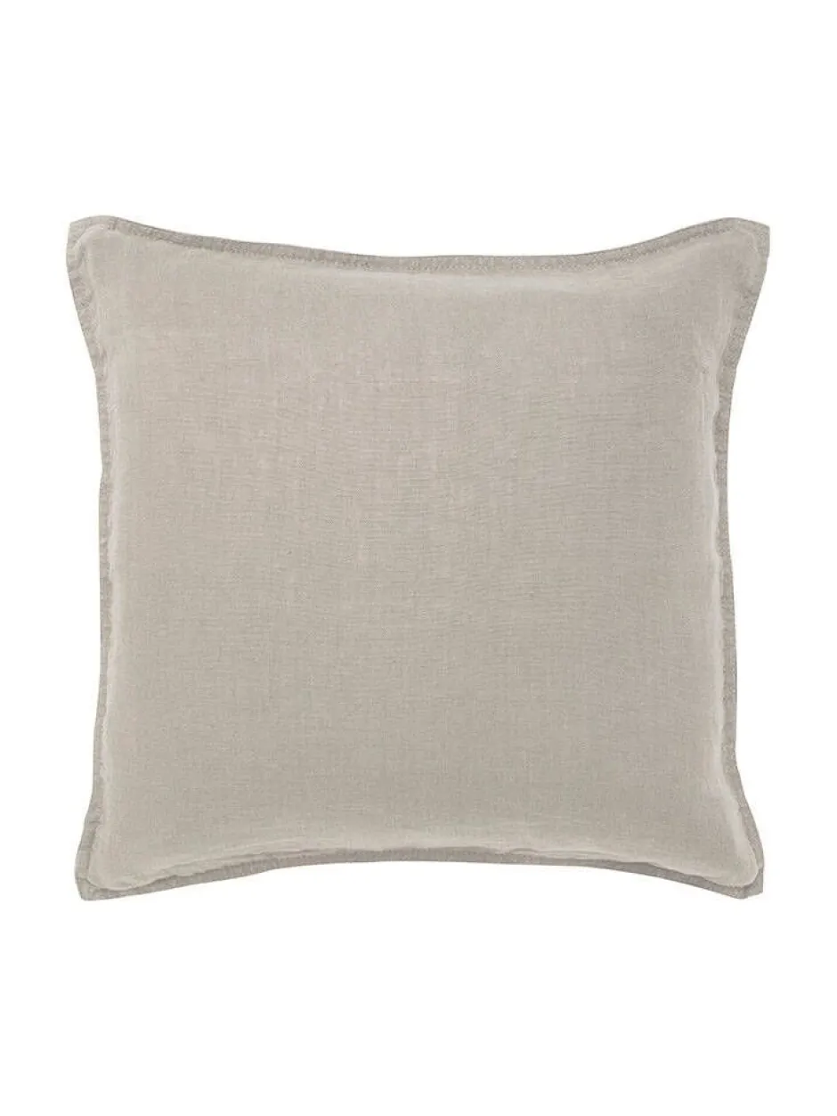 Svanefors Sisustustekstiilit*tyynynpäällinen Julie 45x45 cm pellava/valkoinen