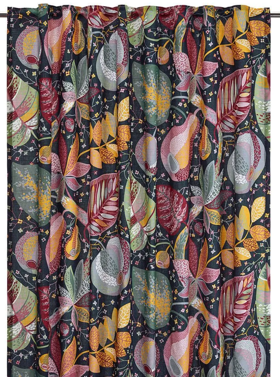 Svanefors Verhot Ja Verhotarvikkeet*verhot A&E 145x250 cm t.sininen 2 kpl