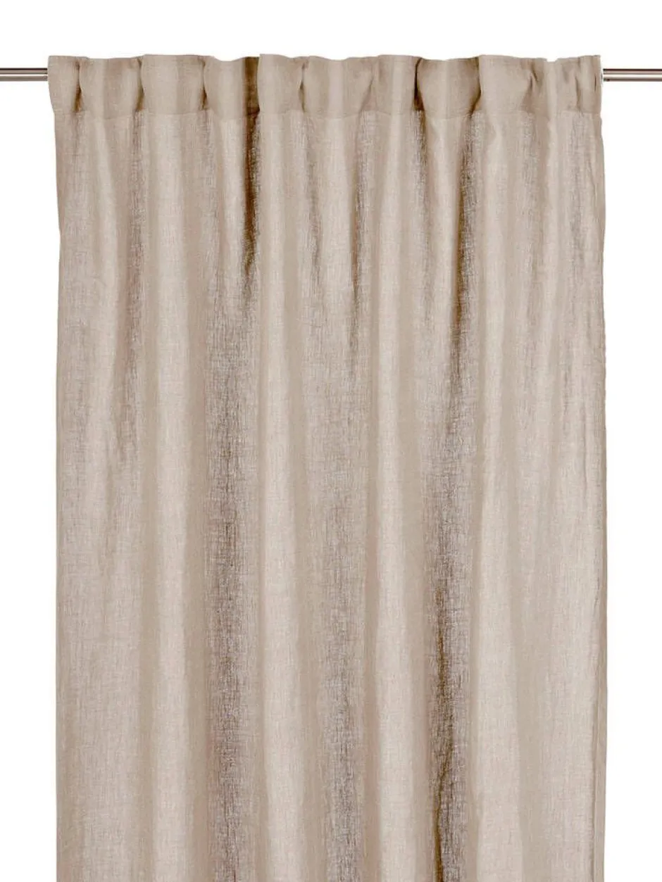 Svanefors Verhot Ja Verhotarvikkeet*verhot Julie 145x280 cm pellava/valkoinen 2 kpl
