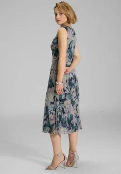 Swing Lyhyet Juhlamekot*mekko 5AJ11200 Midi 4301 Mauve / Multicolor