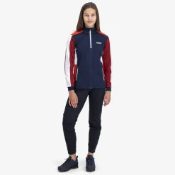 Swix Treenivaatteet|Takit*takki Cross jacket Ws 12346 75120 Dark navy/ Rhubarb red