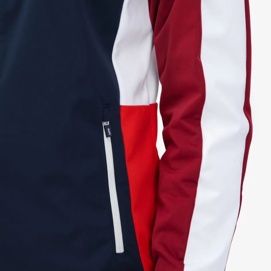 Swix Treenivaatteet|Takit*takki Cross jacket Ws 12346 75120 Dark navy/ Rhubarb red