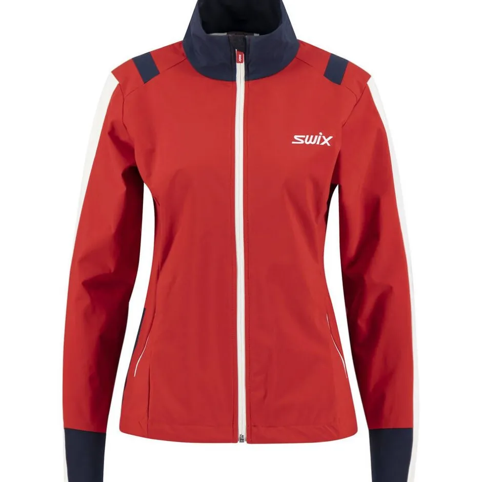 Swix Treenivaatteet|Takit*takki Infinity Jacket W 75101 Dark navy/Swix red