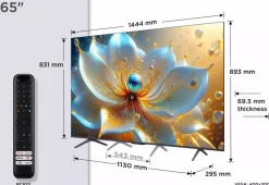 Tcl Televisiot*4K QLED-TV 65T8C 65