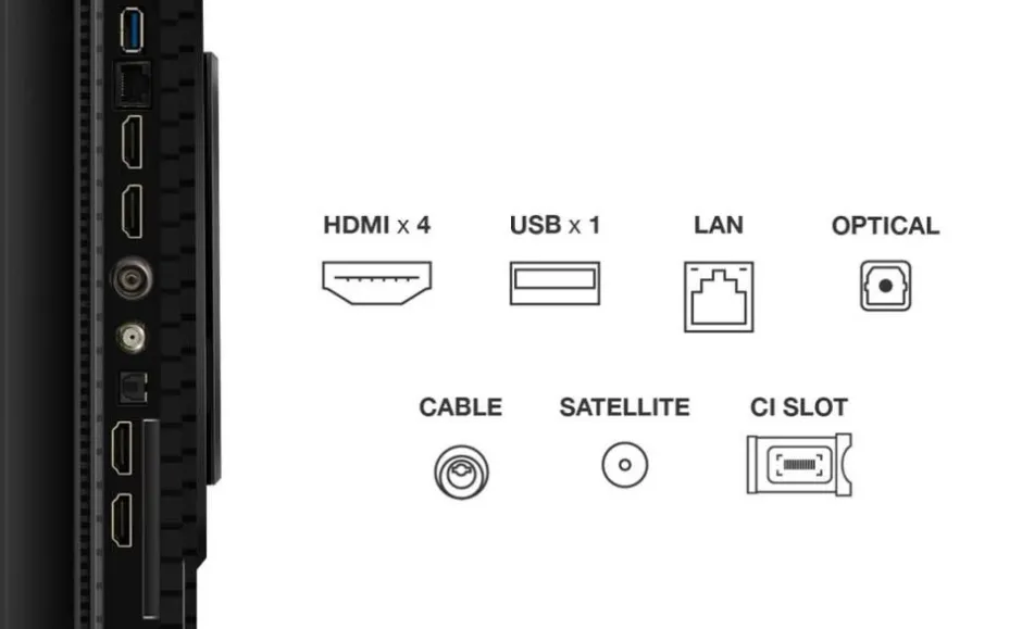 Tcl Televisiot*QLED-TV 55T8C 55" 144HZ