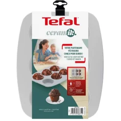 Tefal Paistoastiat*muffinivuoka 6 kuppia Ceramik 27,5x22,5 cm