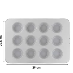 Tefal Paistoastiat*muffinivuoka 12 kuppia Ceramik 39x27,5 cm