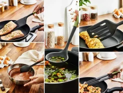Tefal Keittiötarvikkeet*tarjoilukauha kaavinreunalla Essential 2in1