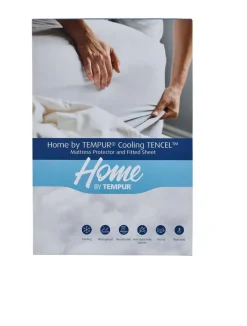 TEMPUR Vuodetekstiilit*90x200x17 cm muotoonommeltu suojalakana Cooling TENCE