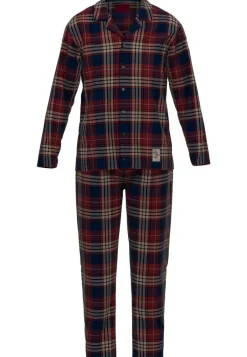 Tom Tailor Yöasut*flanellipyjama 71447-5200 424 Red-medium check