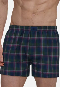 Tom Tailor Alusvaatteet*kangasbokserit 2pack 75282-5100 634 Blue-dark check