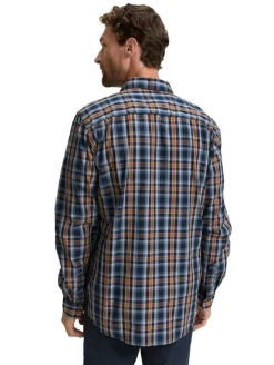 Tom Tailor Kauluspaidat*paita 1047324 38477 Navy blue shades check