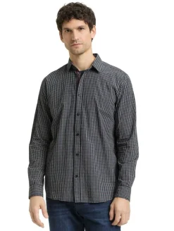 Tom Tailor Kauluspaidat*paita 1049584 39579 Navy small check