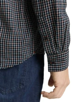 Tom Tailor Kauluspaidat*paita 1049584 39579 Navy small check