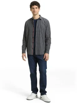 Tom Tailor Kauluspaidat*paita 1049584 39579 Navy small check