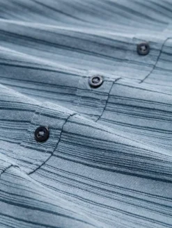Tom Tailor Kauluspaidat*paita 1047327 38490 Teal blue varied cross stripe