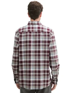Tom Tailor Kauluspaidat*paita 1043818 36706 Gipsy purple check