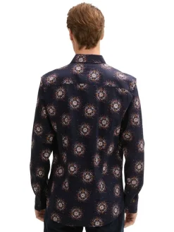Tom Tailor Kauluspaidat*paita 1043800 36646 Blue fancy big design