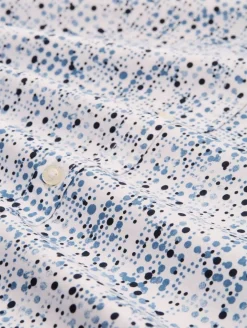 Tom Tailor Kauluspaidat*paita 1047329 Slim fit 38497 White blue circle design