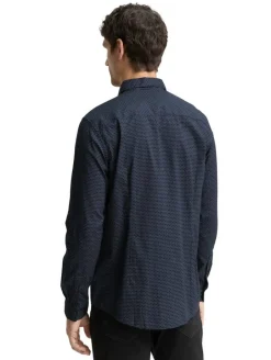 Tom Tailor Kauluspaidat*paita 1048444 Slim fit 38970 Navy mini spike design