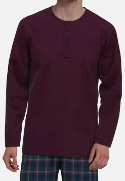 Tom Tailor Yöasut*pyjamapaita 71041-5609 421 Red-medium melange