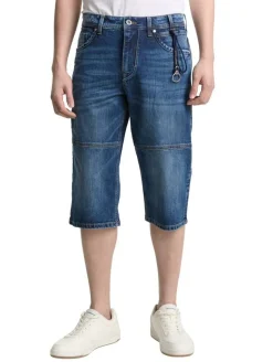 Tom Tailor Shortsit*shortsit TTMorris 1044980 10281 Mid stone wash denim