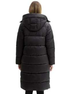 Tom Tailor Talvitakit*takki Long Puffer 14482 Musta