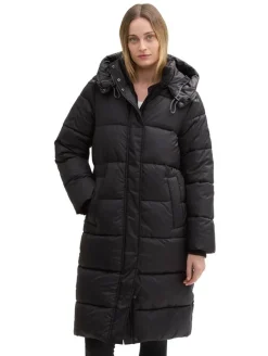 Tom Tailor Talvitakit*takki Long Puffer 14482 Musta