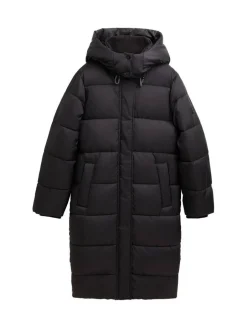 Tom Tailor Talvitakit*takki Long Puffer 14482 Musta