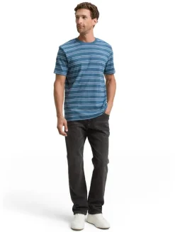 Tom Tailor T-Paidat*t-paita 1047810 38630 Real teal dyed stripe