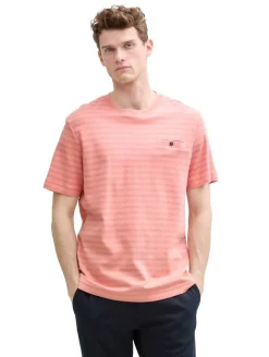 Tom Tailor T-Paidat*t-paita 1045694 37409 Hazy rose tonal fine stripe