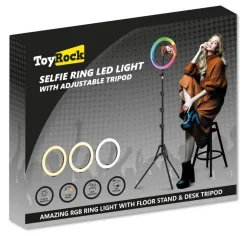 Toyrock Kuulokkeet Ja Puhelintarvikkeet*rengasvalo 26 cm säädettävällä jalalla