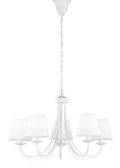 Trio Lighting Sisustusvalaisimet*kattokruunu Cortez 5-os E14 mattavalkoinen