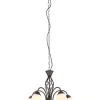 Trio Lighting Sisustusvalaisimet*kattokruunu Rustica 5-os E27 rustiikki