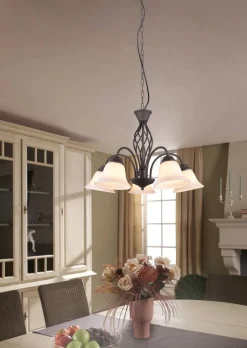 Trio Lighting Sisustusvalaisimet*kattokruunu Rustica 5-os E27 rustiikki