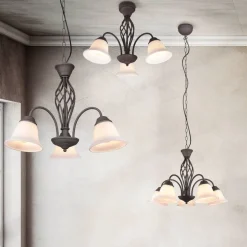 Trio Lighting Sisustusvalaisimet*kattokruunu Rustica 5-os E27 rustiikki