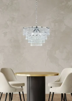 Trio Lighting Sisustusvalaisimet*kattokruunu Orient 42 cm 3xE14 kromi