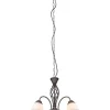 Trio Lighting Sisustusvalaisimet*kattokruunu Rustica 3-os E27 rustiikki